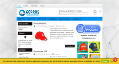 Desktop Screenshot of gorrospublicitarios.com